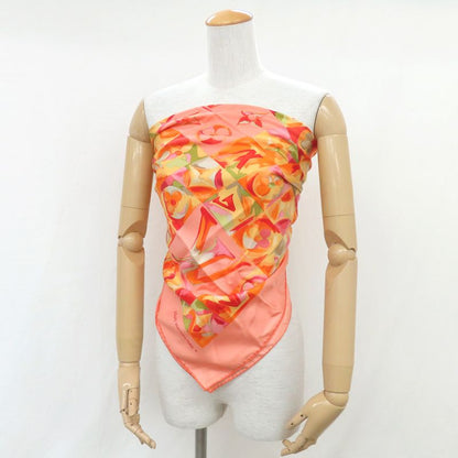 Louis Vuitton Carre 90 In The Passage Of Time Scarf Monogram Flower
