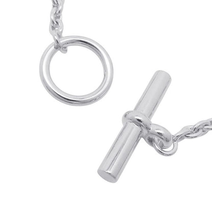 Hermes Bracelet Chaine D'ancre Farandole Silver XS
