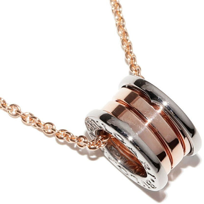 Bulgari Pendant Necklace 18K Pink Goldx18k White Gold Bzero1 Perfect Mistake
