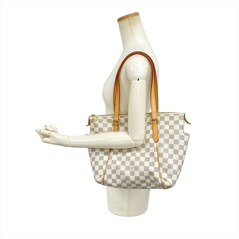 Louis Vuitton Totally PM Tote Bag Damier Azure N41280 White Gold Hardware