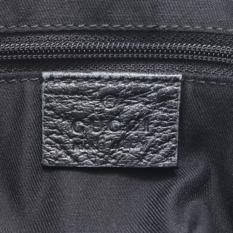 Gucci GG Canvas Abby Leather Tote Bag Shoulder Hand 130736 Black Women's ERE