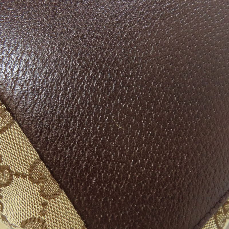 Gucci 131230 GG Sherry Line Handbag Canvas Women