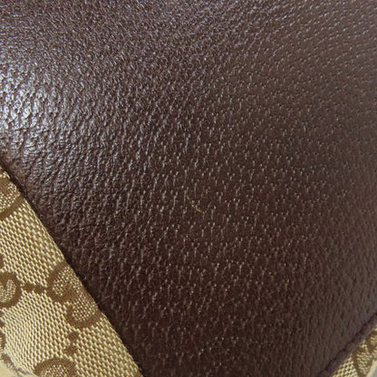 Gucci 131230 GG Sherry Line Handbag Canvas Women