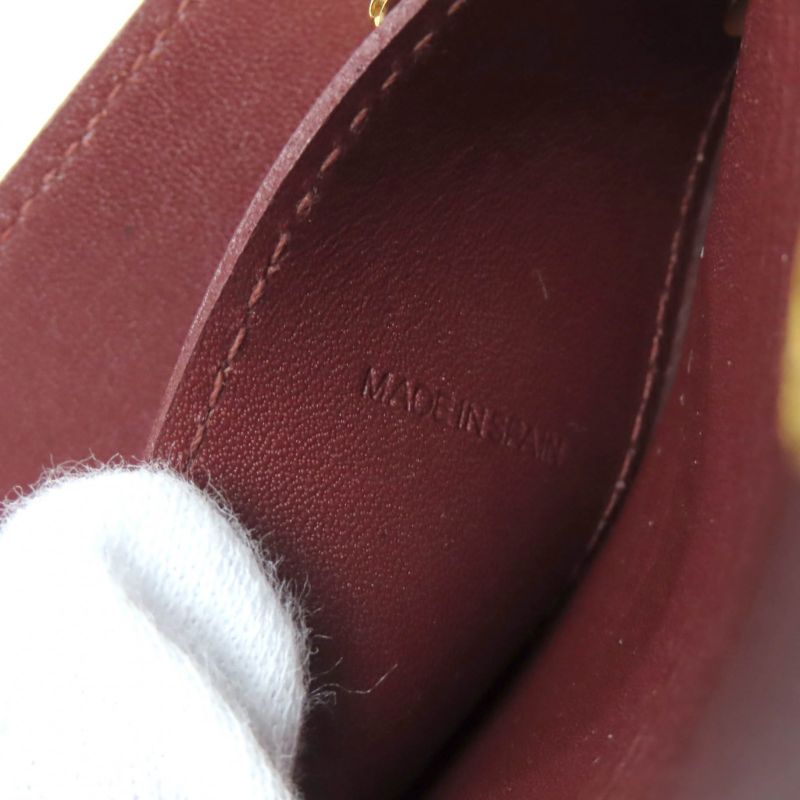 Cartier Must De Cartier 4-ring Leather Key Case Bordeaux With Box Made In Spain