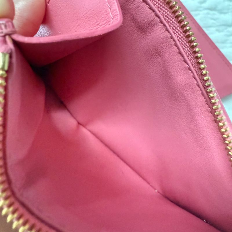 Bottega Veneta Trifold Wallet Cassette Intrecciato Ladies Leather Compact