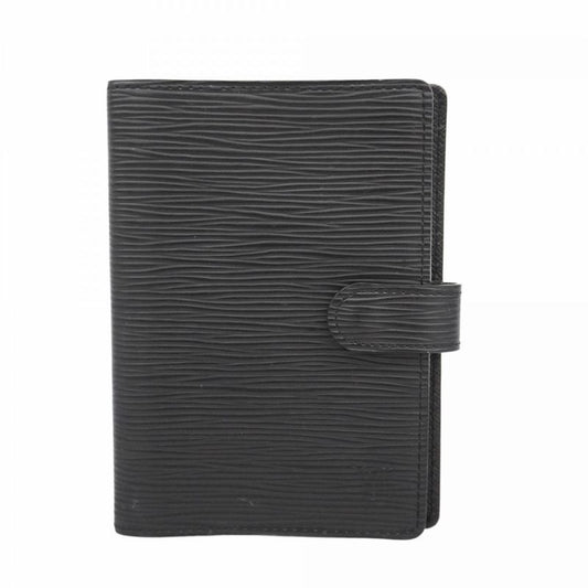 Louis Vuitton Notebook Cabas - Epi Agenda PM R20052 Noir Black Men Women Unisex
