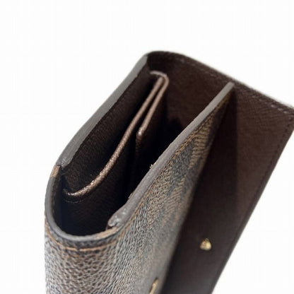 Louis Vuitton Damier Portefeuille International N61217 Trifold Wallet Unisex