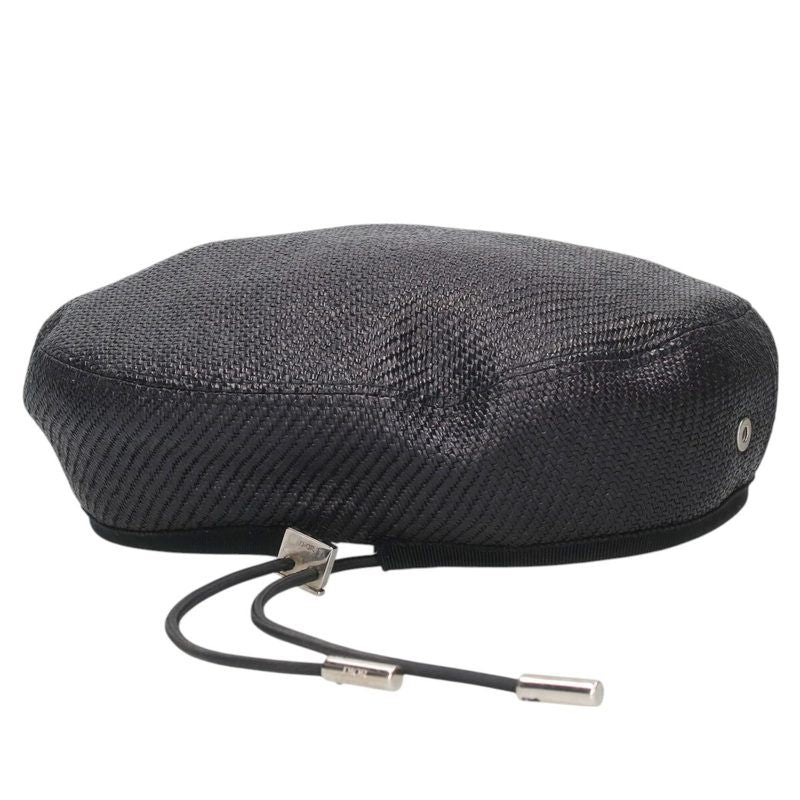 Dior 21SS 183c900a5156 Raffia Technical Twill Beret Hat Men's M