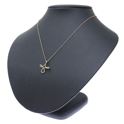 Tiffany & Co Infinity Cross Necklace 18K Yellow Gold 750 Yellow Gold 43cm