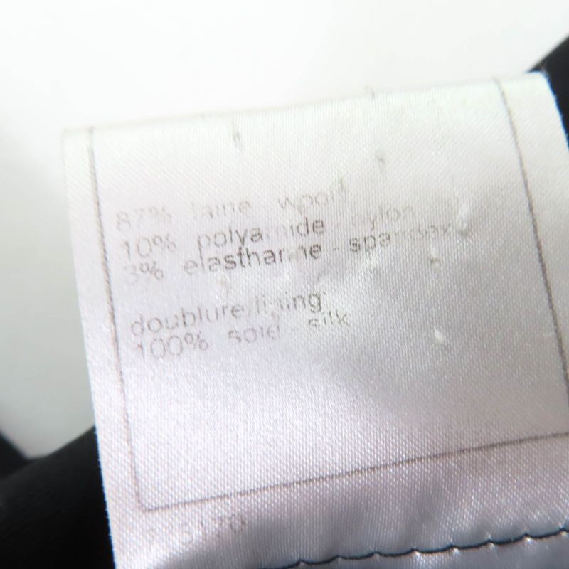 CHANEL Vintage 07P P31042v20717 Coco Mark Button Jacket With 4 Pockets Black