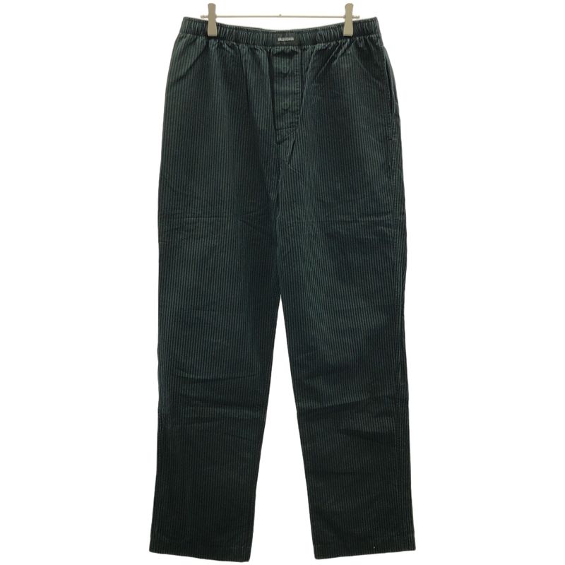 Balenciaga 19aw Striped Cotton Long Pants 534295 Tfm07 Green 46