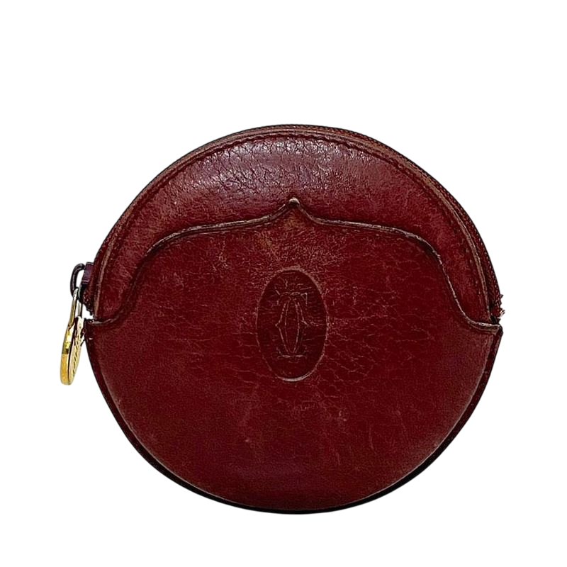 Cartier Coin Case Ec22481 Bordeaux Must Coin Purse