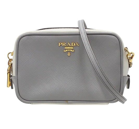 Unused Prada Saffiano Mini Shoulder Bag Camera Bag