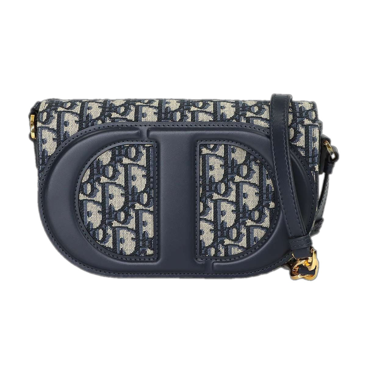 Dior Auction CD Signature Chain Shoulder Bag Canvas