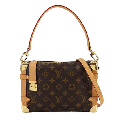 Louis Vuitton Monogram Side Trunk MM 2-Way Bag Brown