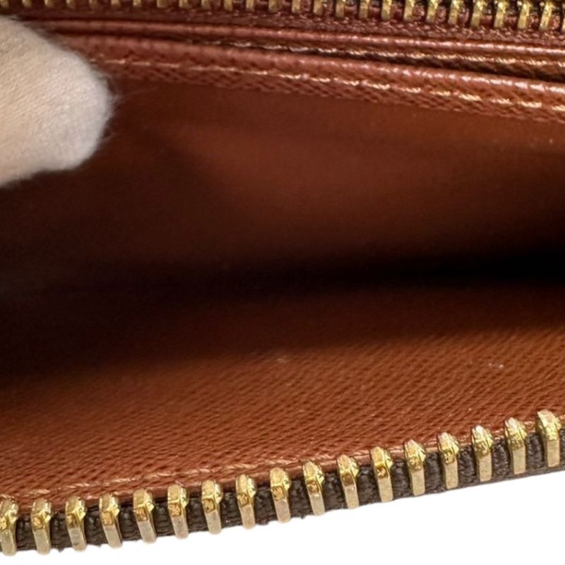 Louis Vuitton M60017 Monogram Zippy Wallet Round Zipper Long Wallet Louis
