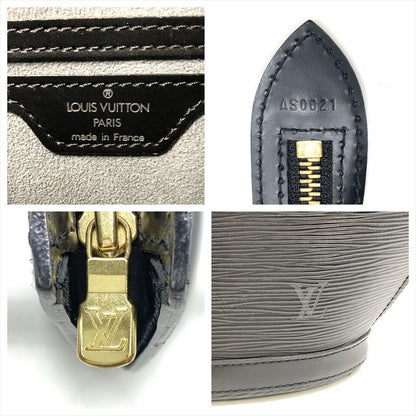 Louis Vuitton Saint Jacques Noir Black Tote Bag Epi M52262 Black Gold Hardware