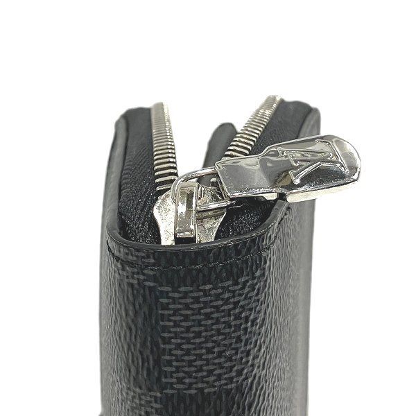 Louis Vuitton Damier Graphite Zippy Dragonne N60379 Long Wallet For Men