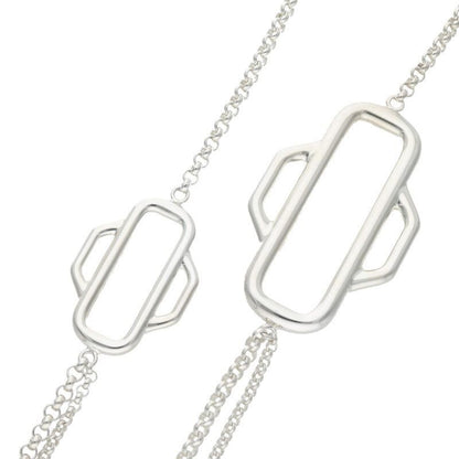 Hermes Attrage 100 Silver Necklace Men's