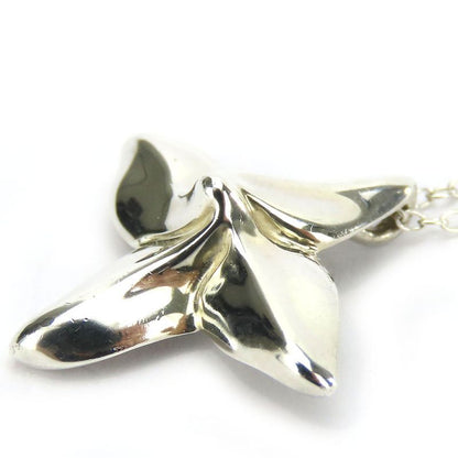 Tiffany & Co Necklace Poinsettia 925 Silver Approx 3.5 G Silver Accessories For