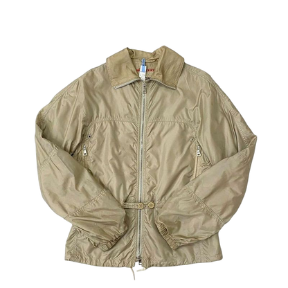 Prada Blouson Beige Sport 280562 Excellent Condition Cleaned