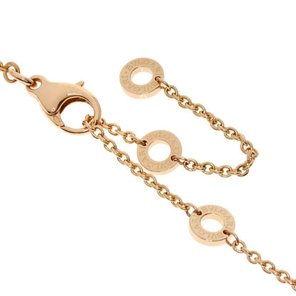 Bvlgari Bulgari B-zero1 Bee Zero One Legend White Ceramic Necklace 18K Pink