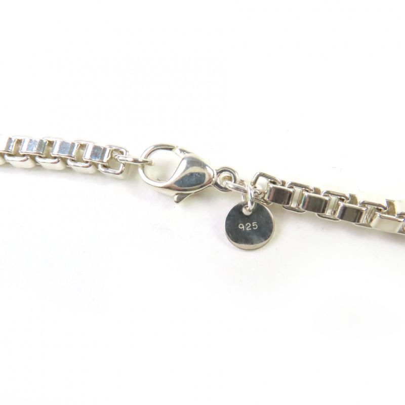 Tiffany & Co Venetian Necklace 925 Silver With Box And Storage Bag