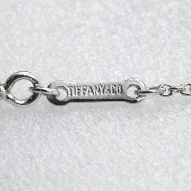 Tiffany & Co Open Heart Elsa Peretti 925 Silver Ladies 2.1g Necklace