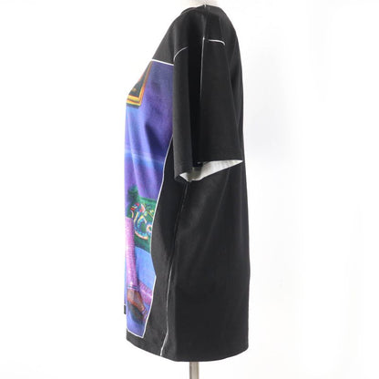 Gucci 492347 100% Cotton Ignacimon Real Print Short Sleeve T-shirt Black XS