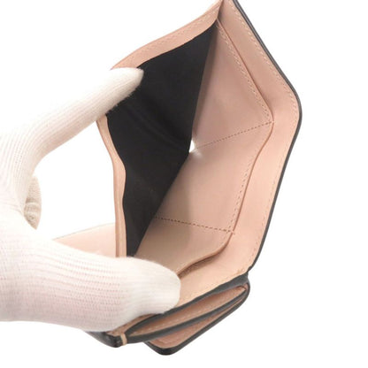 Fendi Roma Micro 8m0395 Leather Pink Trifold Wallet 0377 Fendi