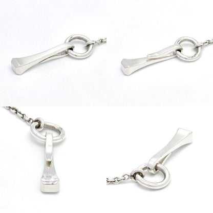 Hermes Clous De Forge Choker Necklace 43cm (1693in) Long Star Ring Silver Sv925