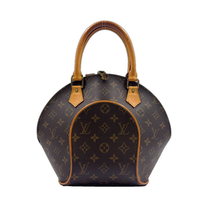 Louis Vuitton Ellipse PM Monogram Leather Brown Handbag Gold