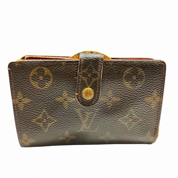 Louis Vuitton Monogram Porte Monevier Viennois M61663 Clasping Bifold Wallet