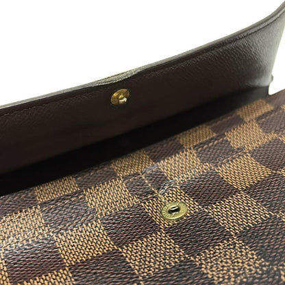 Louis Vuitton Damier Portefeuille Sarah NM2 N61734 Ebène Long Wallet