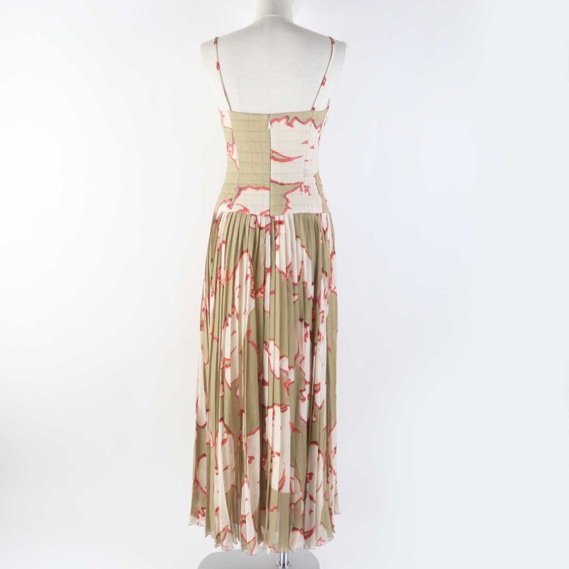 CHANEL Vintage 00S P15722 Gabrielle 100% Silk Face/face Pattern With Coco Mark