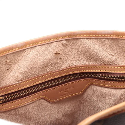 Louis Vuitton Monogram Bucket GM M42236 Leather Tote Bag Shoulder Hand A4 Brown