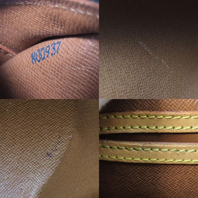 Louis Vuitton Shoulder Bag Blois M51221 Monogram Nubuck Brown Crossbody