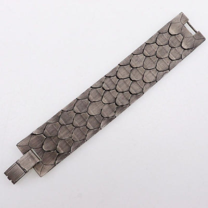Chanel Coco Mark Metal Silver 98A Ladies 106g Bracelet