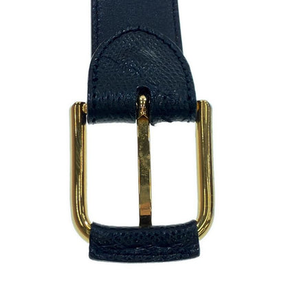 Celine Leather Belt Black