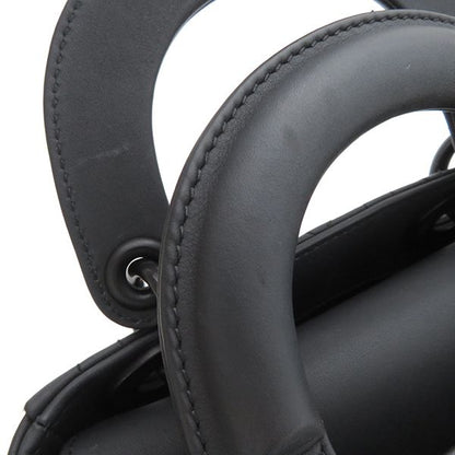 Christian Dior 2way Bag Lady Dior Mini Ultra Matte Calf Black Matte Black