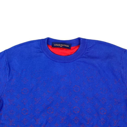 (no Significant Marks Or Stains) Louis Vuitton Sweater Gradient Crewneck Knit