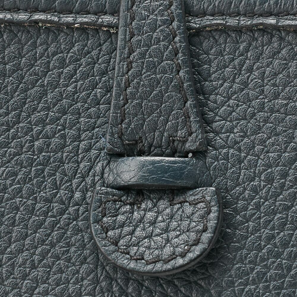 Hermes Evelyn TPM Shoulder Bag Taurillon Clemence Blue Orage (silver Hardware)
