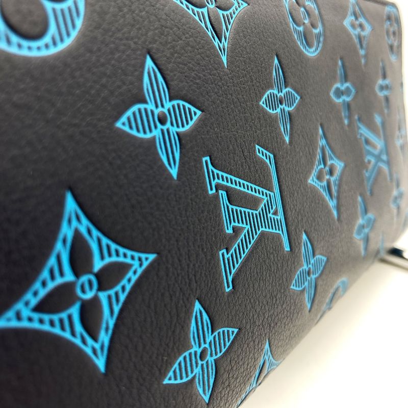 Louis Vuitton M82322 Voltikal Long Wallet Navy And Blue Monogram Shadow Zippy