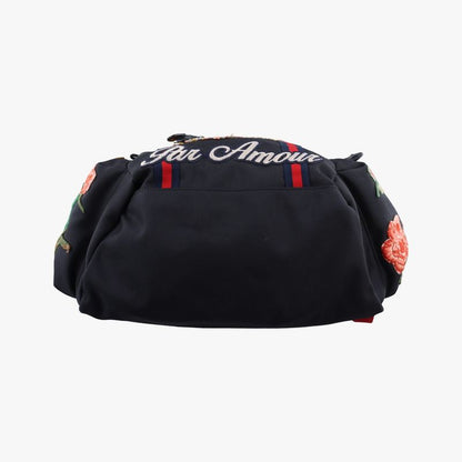 Guccisherry Line Embroidery Taiga - Black And Multicolor Canvas 429037f019941959