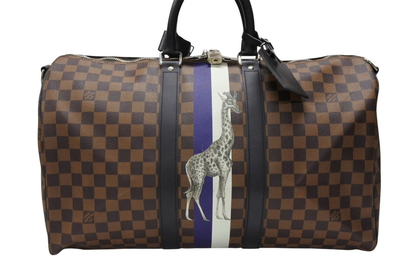 Louis Vuitton Boston Bag Keepall Bandouliere 45 Chapman Brazza Damier Canvas — view 2