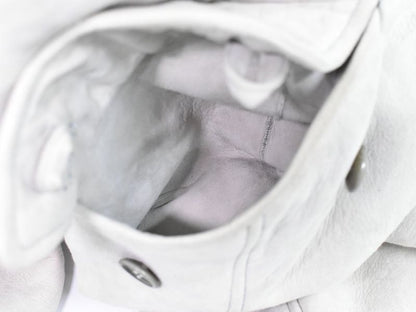 Authentic Loewe Lambskin Leather Estimated Mouton Long Coat Hooded Outerwear 36