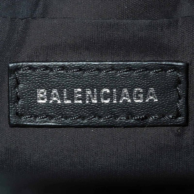 Balenciaga Shoulder Bag Wheel Drawstring Ring Black