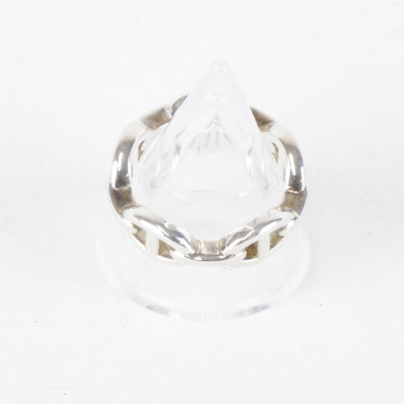 Hermes Chaine D'ancre Ancienne PM #56 Ring Silver 925 Ladies