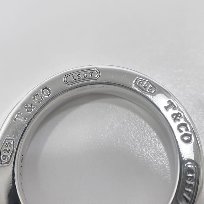 Tiffany & Co Necklace Silver 1837 Polished Ag 925