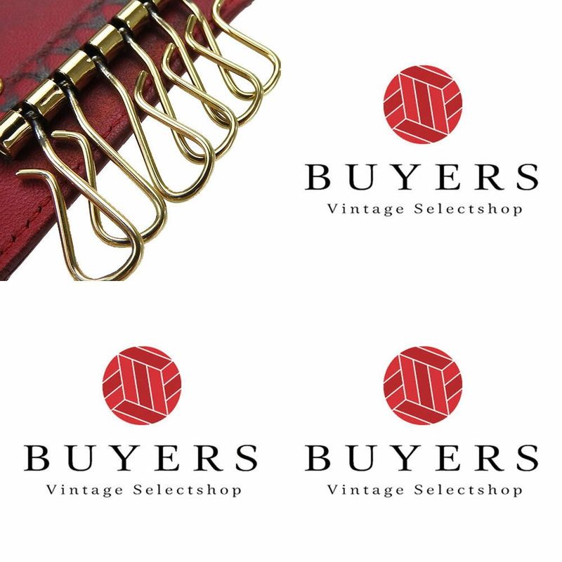 Bottega Veneta Key Case 6-stack Intrecciato Woven Red Leather Red Leather Small